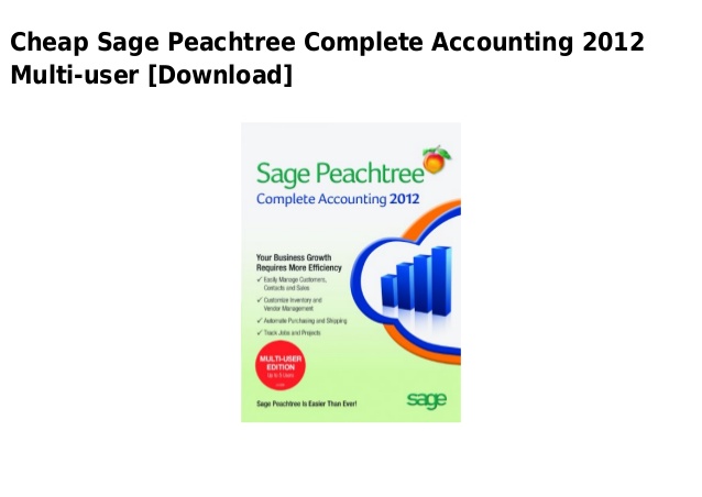 peachtree complete accounting 2012 download